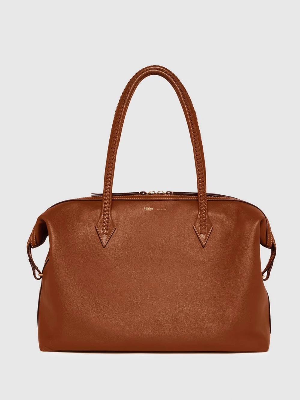 Metier London Verite All Day Bag Buffalo Cognac Leather